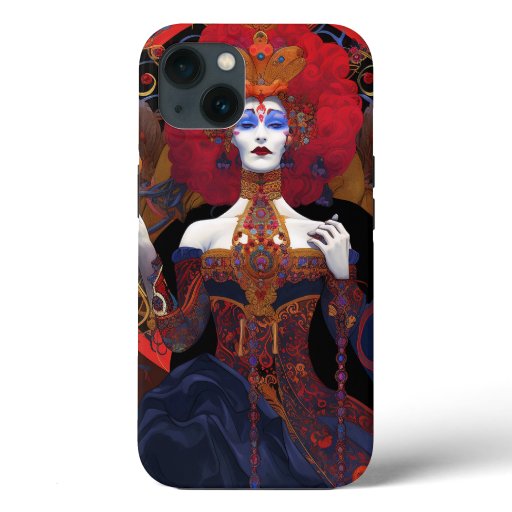 Red Queen Fantasy Fairy Tale Art iPhone 13 Case