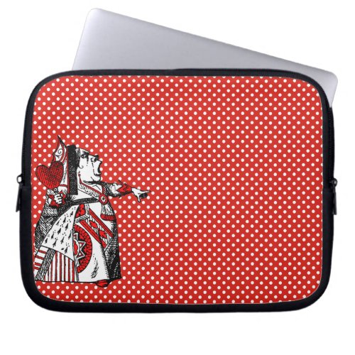 Red Queen of Hearts Alice in Wonderland Laptop Laptop Sleeve