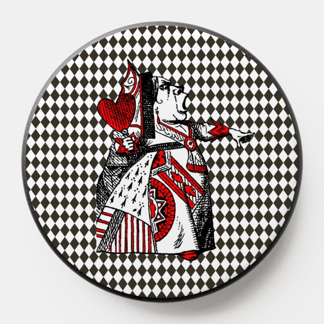 Red Queen of Hearts Alice In Wonderland  PopSocket (Popsocket)