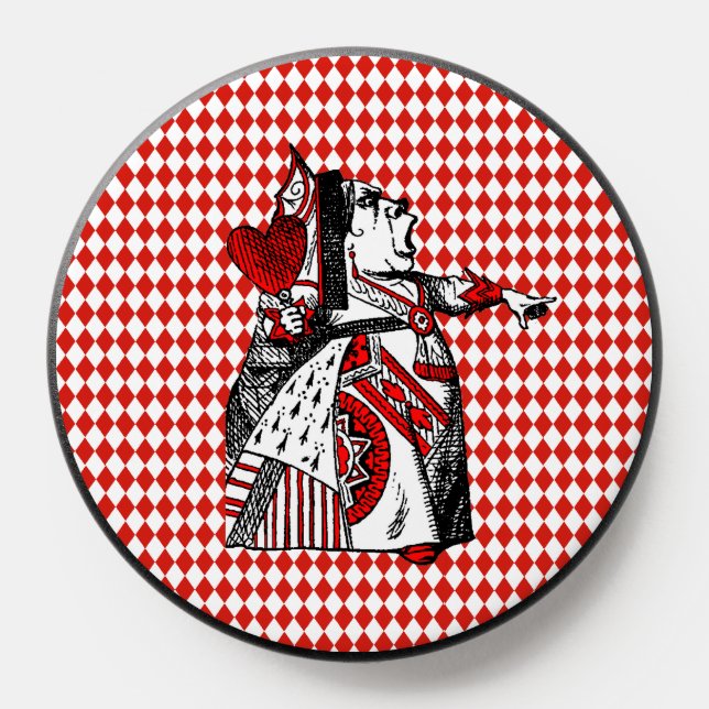 Red Queen of Hearts Alice in Wonderland PopSocket (Popsocket)
