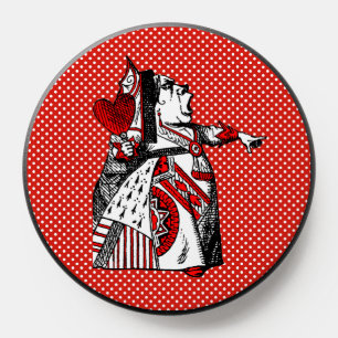 Red Queen of Hearts Alice in Wonderland PopSocket