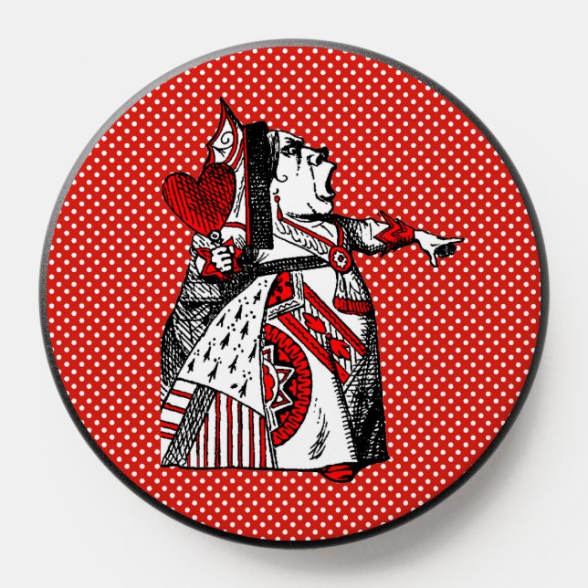 Red Queen of Hearts Alice in Wonderland  PopSocket (Popsocket)