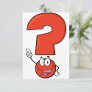 Red Question Mark Invitations