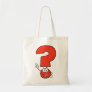 Red Question Mark Tote Bag