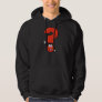 Red Question Mens Hoodie
