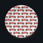 Red Race Car Boy Racing Birthday Party Paper Plates<br><div class="desc">Race Car Racing Birthday Party Paper Plates.</div>