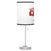 Red Race Car Custom Child's Bedroom  Table Lamp (Left)