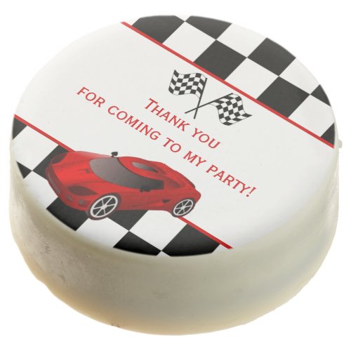 Red Race Car  Kids Birthday Party Chocolate Covered Oreo