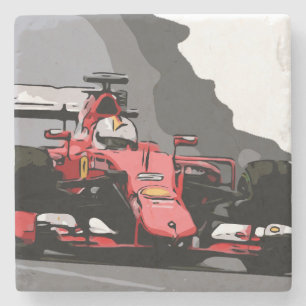 RED RACE CAR - NEVER LIFT STONE COASTER