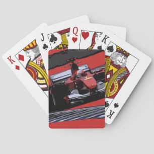 RED RACE CAR - PASSION POKER CARDS