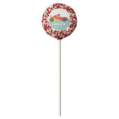 Red Racing Car Boys Birthday Party Treats Chocolate Covered Oreo Pop (Front)