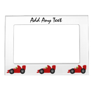 Red Racing Car Magnetic Photo Frame