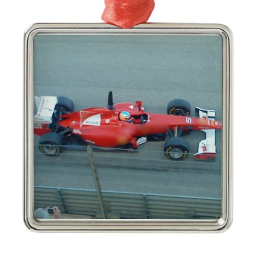 Red Racing Car Ornament