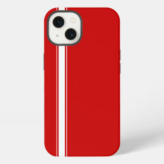 Red Racing Stripe iPhone 13 Case
