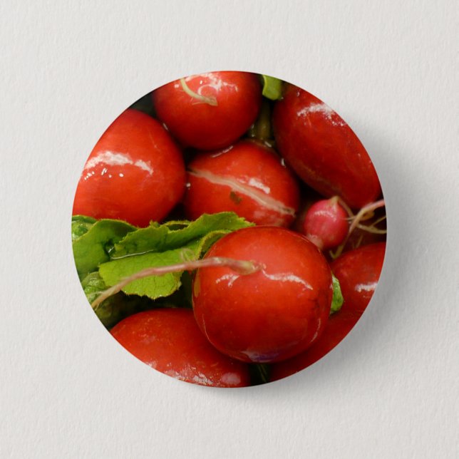 Red Radish Button (Front)
