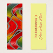 red rainbow bookmark (Front & Back)