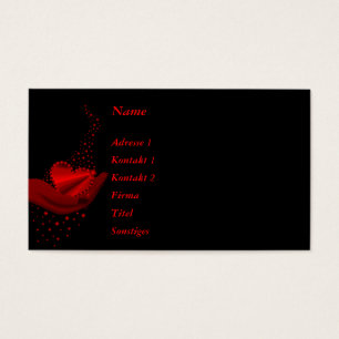 Red Rainbow Heart with Stars