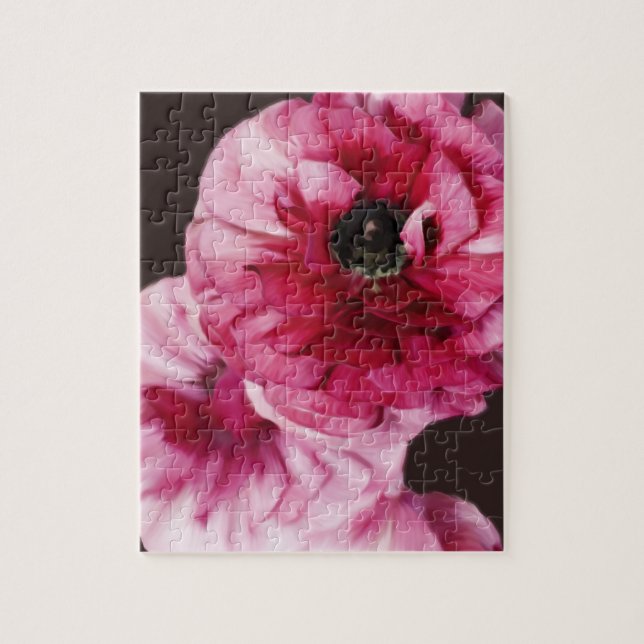 Red Ranunculus Jigsaw Puzzle (Vertical)