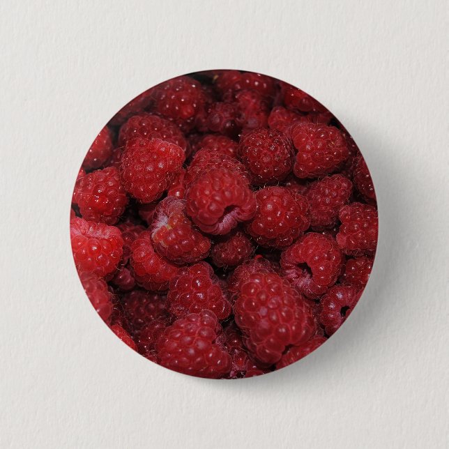 Red Raspberries Button (Front)
