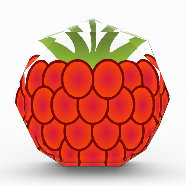 Red Raspberry Line Art Award (Front)
