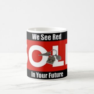 Red Real Estate Sold Sign Coffee Cup Mug
