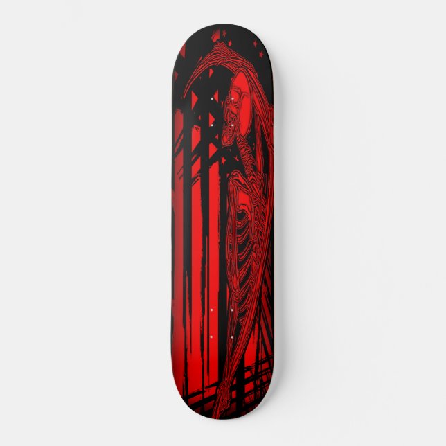 Red Reaper Skateboard (Front)