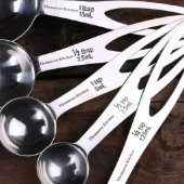 Red Recipe Set: 50 Cards, Measuring Spoons & Box (3/4)