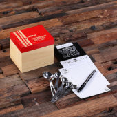 Red Recipe Set: 50 Cards, Measuring Spoons & Box (Front Top)