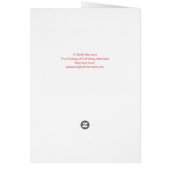 Red, Red Rose Card ~ Blank, Customize it! (Back)