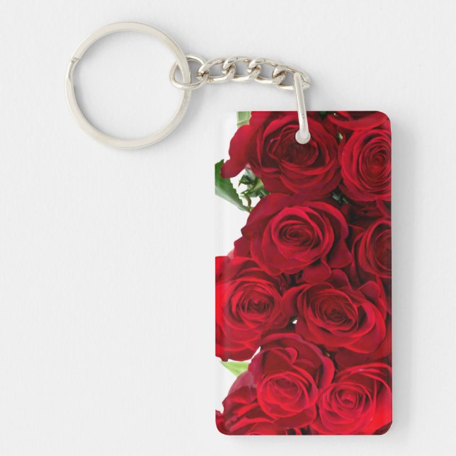 Red Red Rose Keychain (Front)