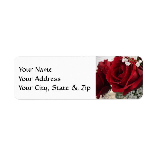 Red Red Rose Label (Front)