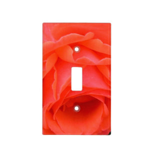Red Red Rose Light Switch Cover
