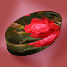 Red, Red Rose Paperweight