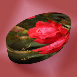Red, Red Rose Paperweight