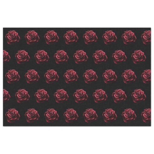 Red Red Rose Tissue Paper