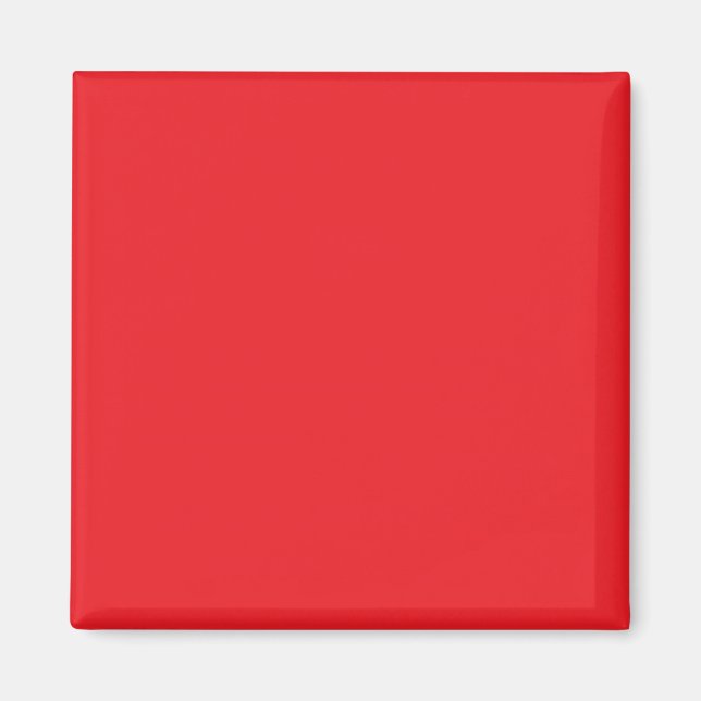 Red-red, simply red color magnet (Front)