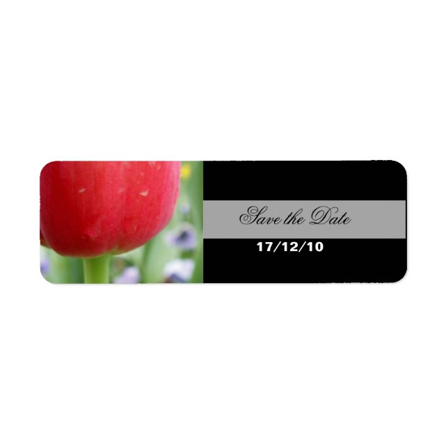Red Red Tulip Label (Front)