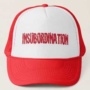 RED REDNECK TRUCKER HAT