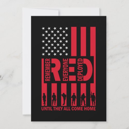 Red Remember Everyone Deployed Until They All Come Save The Date