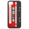 Red Retro Cassette Tape Personalized Case