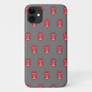 Red Retro Robot iPhone 11 Case