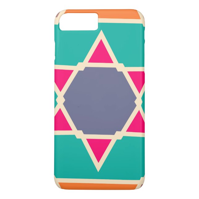 Red retro star Case-Mate iPhone case (Back)
