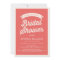RED RETRO TYPOGRAPHY | BRIDAL SHOWER INVITATION