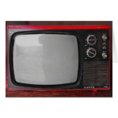 Red Retro Vintage TV (Front Horizontal)