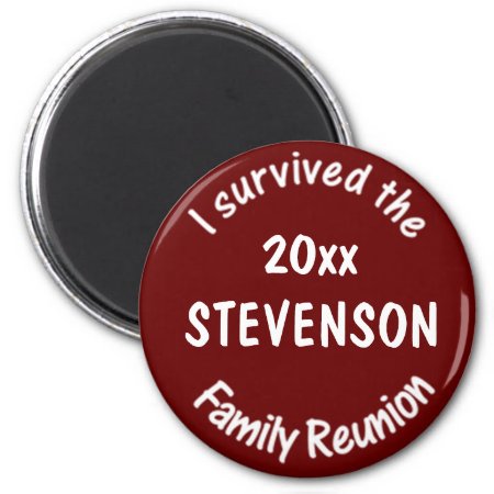 Red Reunion Magnets