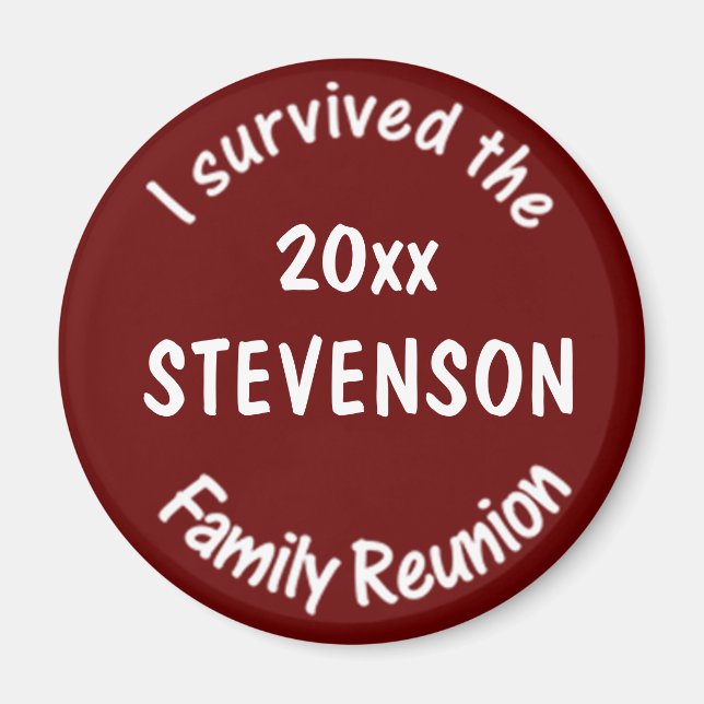 Red Reunion Magnets (Front)