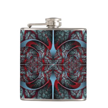 Red Revolver Flask by Fiery_Fire at Zazzle