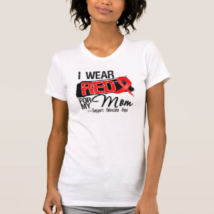 Red Ribbon Awareness - Mom T-Shirt
