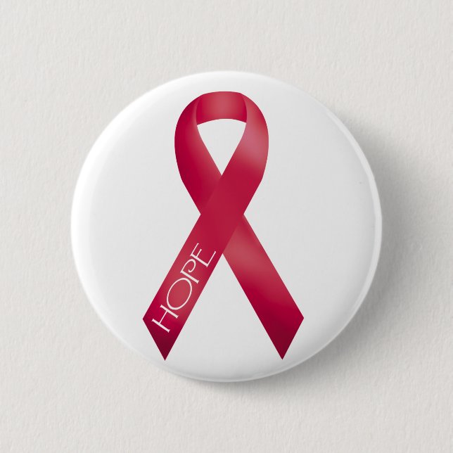 Red Ribbon Button (Front)