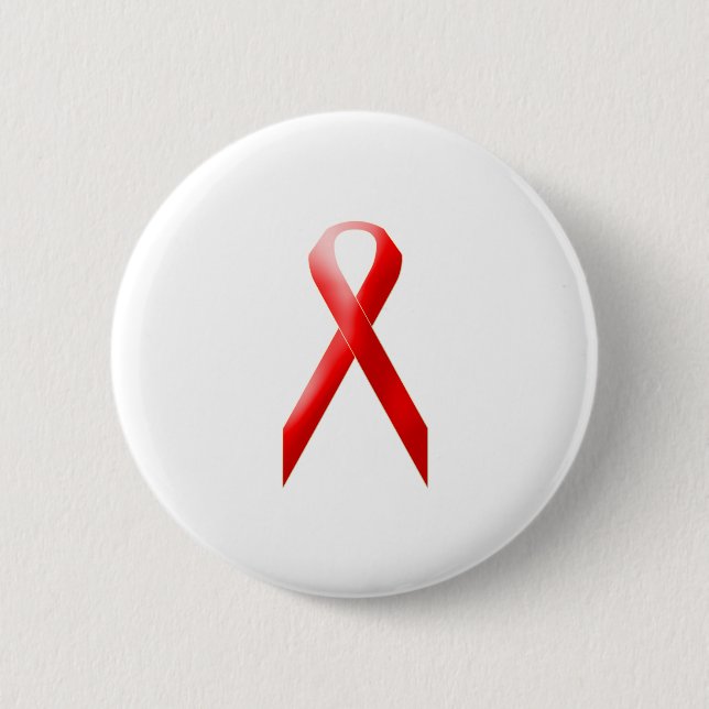 Red Ribbon Button (Front)